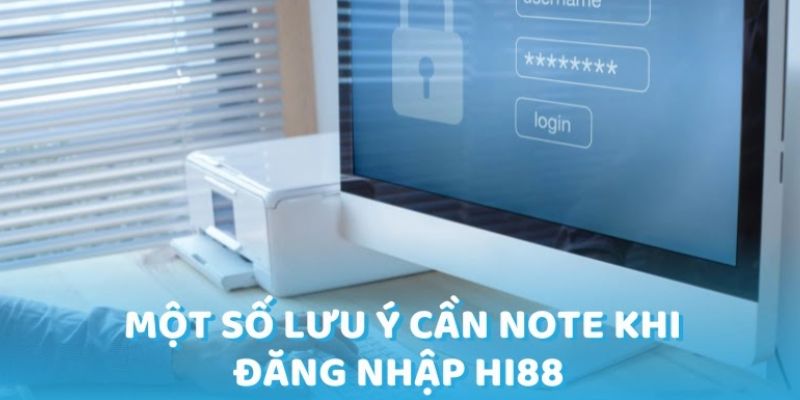 Tổng hợp chú ý đăng nhập Hi88